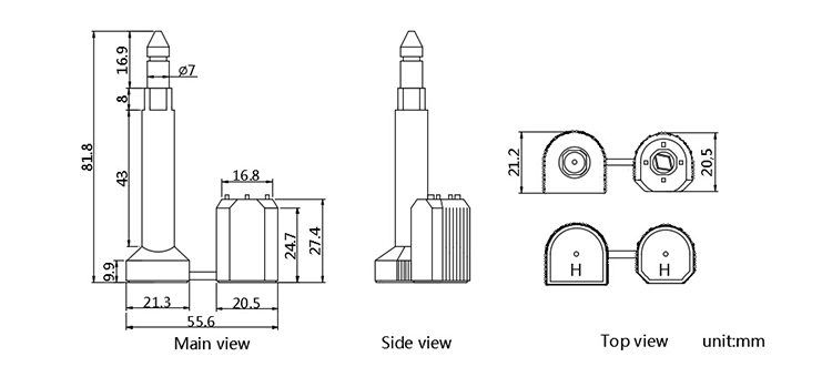 PM-BS9103 Bolt Security Seal