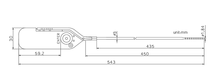 PM-PS6206Plastic Seal