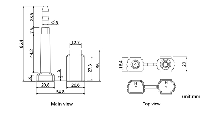 PM-BS9104 Bolt Security Seal